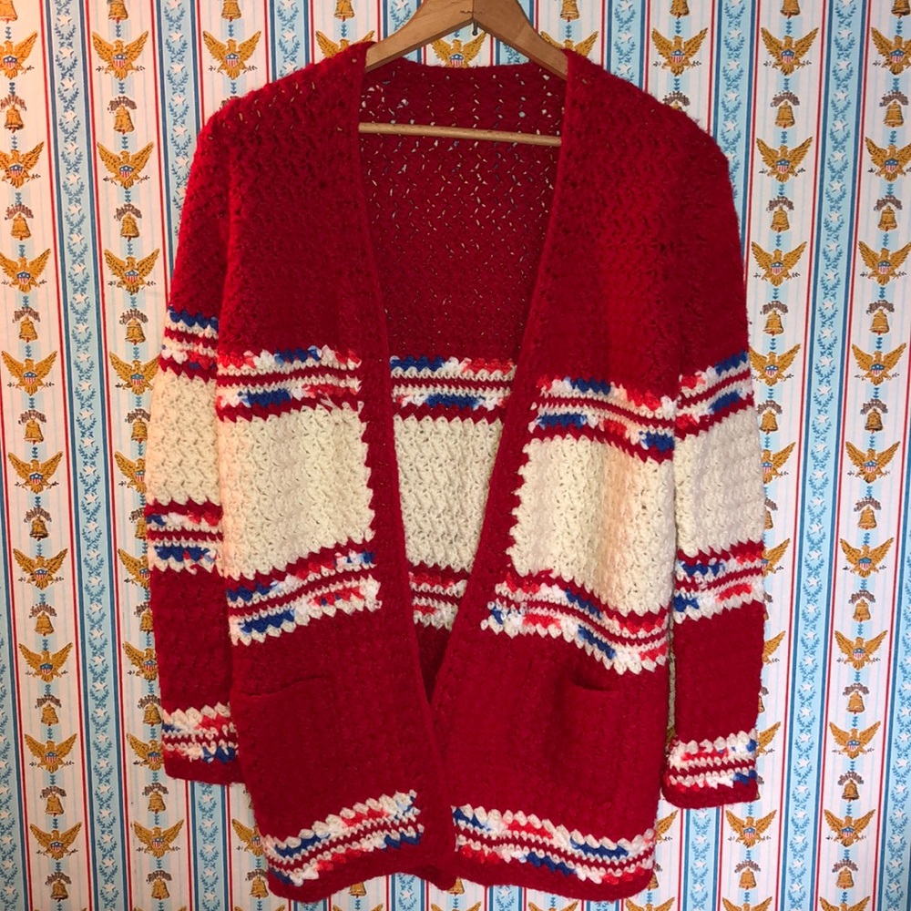 Vintage hand knit sweater